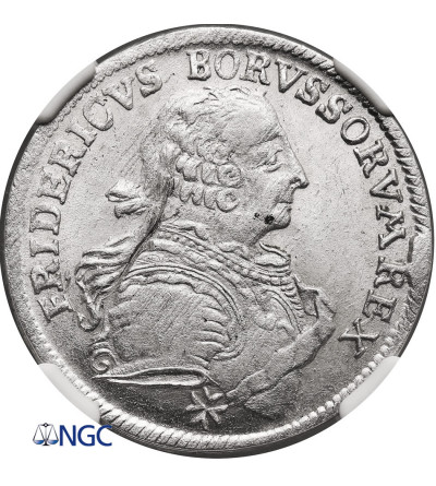 Prussia / Brandenburg-Preussen, Friedrich II der Grosse 1740-1786. 18 Gröscher 1753 G, Stettin - NGC MS 64