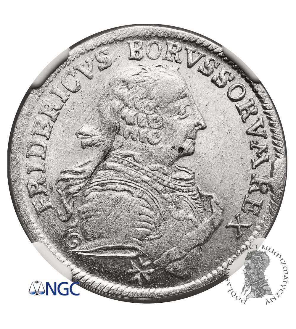 Prussia / Brandenburg-Preussen, Friedrich II der Grosse 1740-1786. 18 Gröscher 1753 G, Stettin - NGC MS 64 Prussia / Brandenburg-Preussen, Friedrich II der Grosse 1740-1786. 18 Gröscher 1753 G, Stettin - NGC MS 64