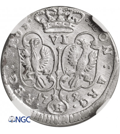 East Prussia. Friedrich II der Grosse. 1740-1786. Szostak (6-Gröscher) 1752 E, Königsberg - NGC MS 62