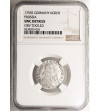East Prussia. Friedrich II der Grosse. 1740-1786. Szostak (6-Gröscher) 1755 E, Königsberg - NGC UNC Details