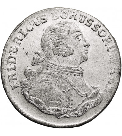 East Prussia. Friedrich II der Grosse. 1740-1786. Szostak (6-Gröscher) 1756 E, Königsberg