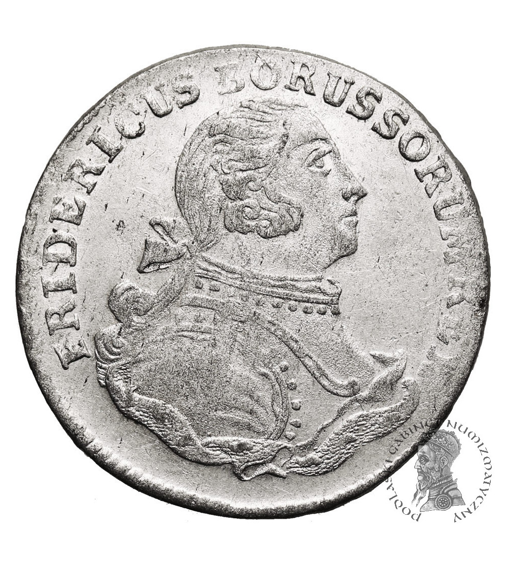 East Prussia. Friedrich II der Grosse. 1740-1786. Szostak (6-Gröscher) 1756 E, Königsberg