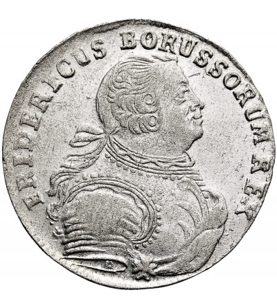 East Prussia. Friedrich II der Grosse. 1740-1786. Szostak (6-Gröscher) 1756 E / A, Königsberg