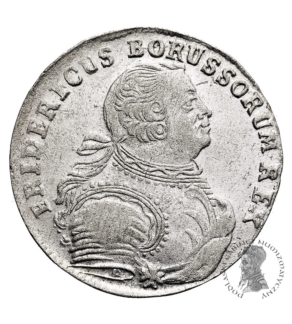 East Prussia. Friedrich II der Grosse. 1740-1786. Szostak (6-Gröscher) 1756 E / A, Königsberg
