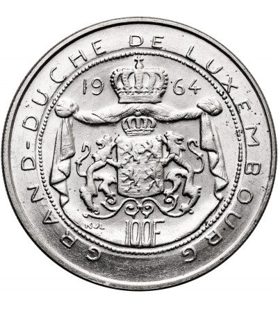 Luxembourg, Jean (1964-2000). 100 Francs 1964, Accession to the throne of Grand Duke John (Jean Grand-Duc de Luxembourg)