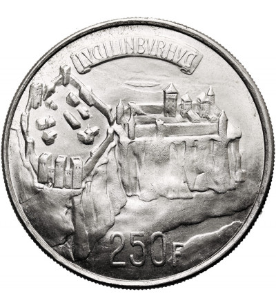 Luxembourg, Charlotte (1919-1964). 250 Francs 1963, Millennium of Luxembourg City