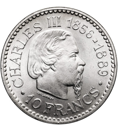 Monaco, Rainier III (1949-2005). 10 Francs 1966, 110th anniversary of the accession to the throne of Prince Charles III