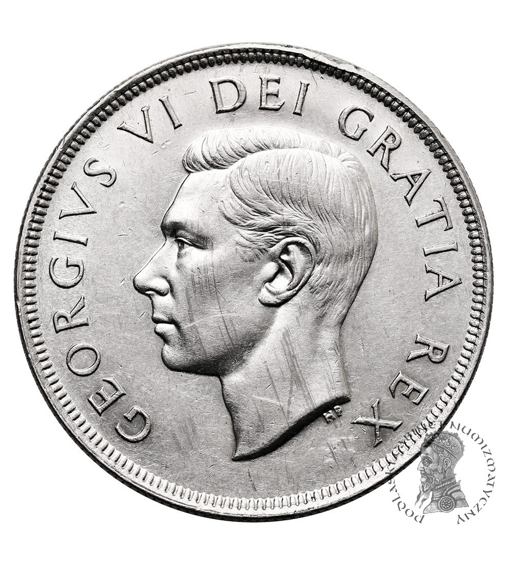 Kanada, Jerzy VI (1936-1952). 1 dolar 1949, Unia Nowej Fundlandii i Dominium Kanady