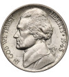 USA. 5 centów 1943 P, Filadelfia,"Jefferson Wartime Nickel"