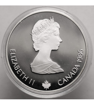 Canada, Elizabeth II (1952-2022). 20 Dollars 1986, Biathlon, Series: 1988 Winter Olympics, Calgary