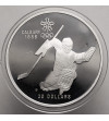 Kanada, Elżbieta II (1952-2022). 20 dolarów 1986, Hokej, Seria: Zimowe Igrzyska Olimpijskie 1988, Calgary