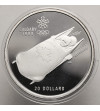 Canada, Elizabeth II (1952-2022). 20 Dollars 1987, Bobsled, Series: 1988 Winter Olympics, Calgary