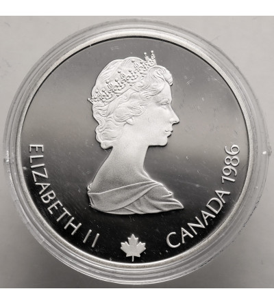 Canada, Elizabeth II (1952-2022). 20 Dollars 1986, Hockey, Series: 1988 Winter Olympics, Calgary