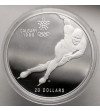 Canada, Elizabeth II (1952-2022). 20 Dollars 1985, Speed Skating, Series: 1988 Winter Olympics, Calgary
