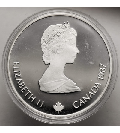 Canada, Elizabeth II (1952-2022). 20 Dollars 1987, Curling, Series: 1988 Winter Olympics, Calgary