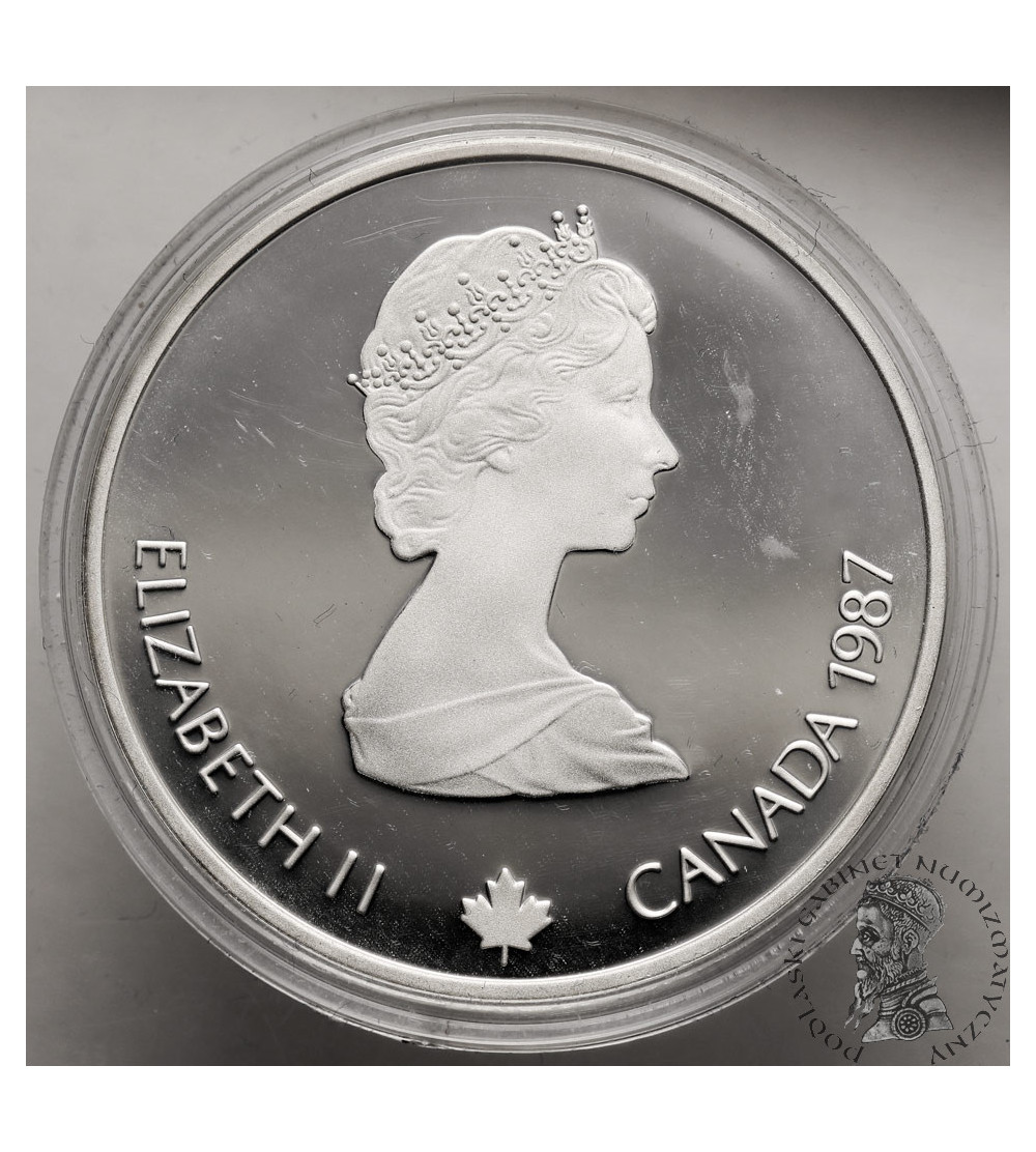Canada, Elizabeth II (1952-2022). 20 Dollars 1987, Curling, Series: 1988 Winter Olympics, Calgary
