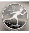 Canada, Elizabeth II (1952-2022). 20 Dollars 1986, Cross-country Skiing, Series: 1988 Winter Olympics, Calgary