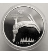 Canada, Elizabeth II (1952-2022). 20 Dollars 1986, Free-style Skiing, Series: 1988 Winter Olympics, Calgary