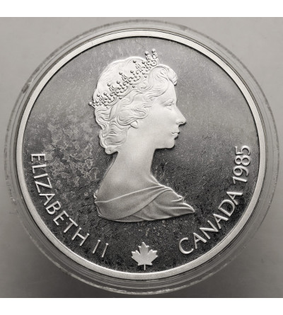 Canada, Elizabeth II (1952-2022). 20 Dollars 1985, Speed Skating, Series: 1988 Winter Olympics, Calgary