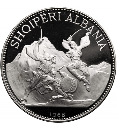 Albania. 25 Leke 1968