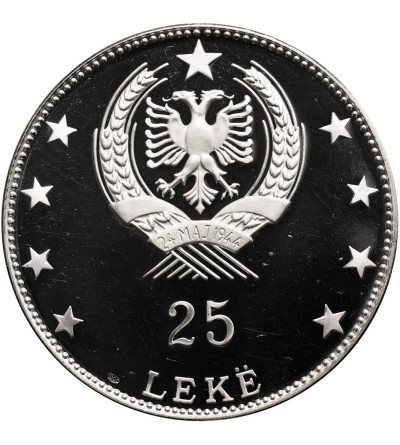 Albania. 25 Leke 1968