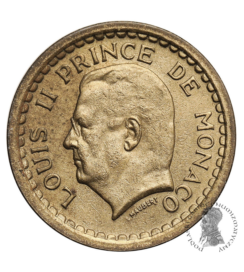 Monaco, Louis II 1922-1949. 1 Franc, no date (1945)