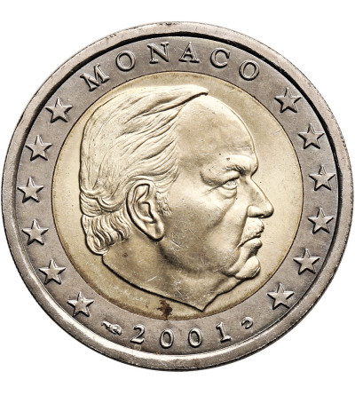 Monaco, Rainier III 1949-2005. 2 Euro 2001