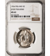 Poland. 5 Zlotych 1936, Jozef Pilsudski - NGC MS 62