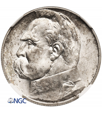 Polska. 5 złotych 1936, Józef Piłsudski - NGC MS 62