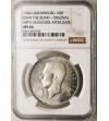 Luksemburg. 100 franków 1946, 600 Rocznica Śmierci Jana Ślepego w bitwie pod Crécy - NGC MS 66