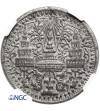 Thailand, Rama IV 1851-1868. 1/8 Fuang (1 Att) ND (1862) - NGC AU 58