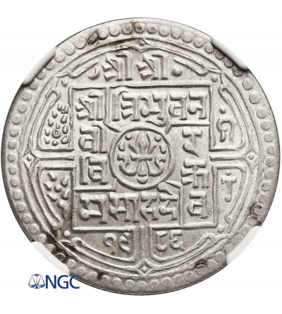 Nepal, Tribhuvana Bir Bikram, VS 1968-2007 / 1911-1950 AD. 2 Mohars, VS 1983 / 1926 AD - NGC MS 65