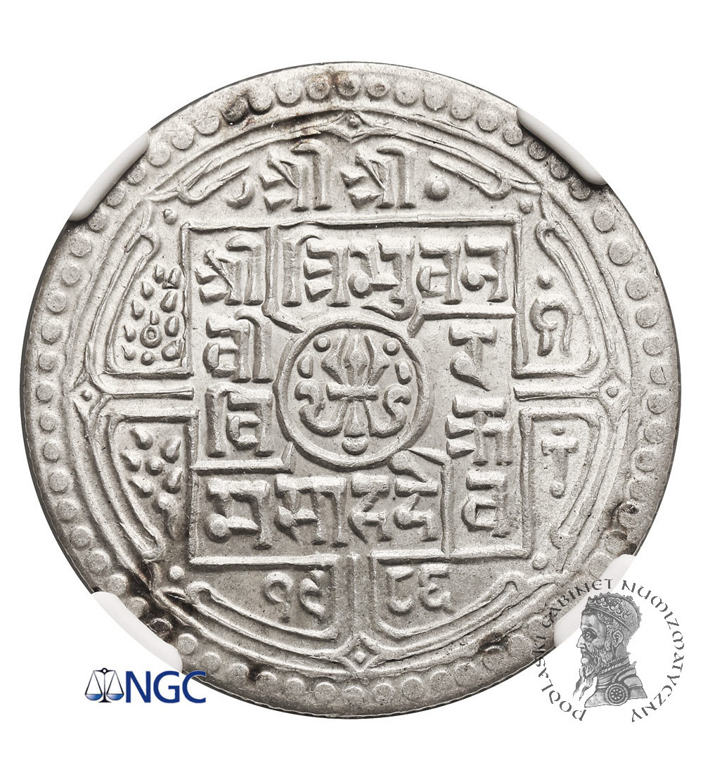 Nepal, Tribhuvana Bir Bikram, VS 1968-2007 / 1911-1950 AD. 2 Mohars, VS 1983 / 1926 AD - NGC MS 65