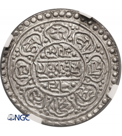 Tibet, Ranjana Tangka, BE 16-16 (1880-1892 AD) - NGC AU 58