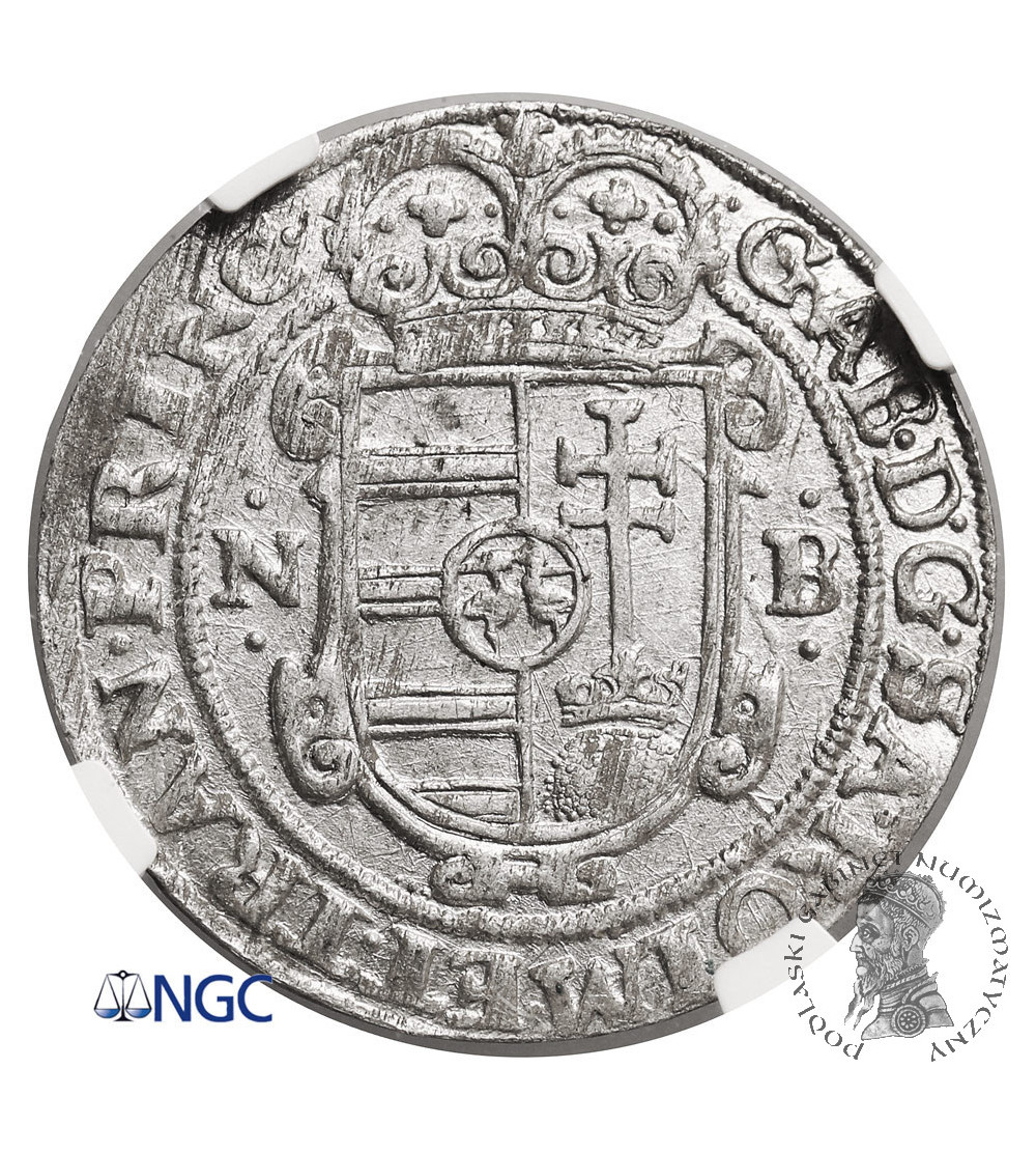 Hungary. Transylvania / Siebenbürgen. Gabriel Bethlen 1613-1629. Groschen 1627 NB, Nagybanya - NGC MS 64 Hungary. Transylvania / Siebenbürgen. Gabriel Bethlen 1613-1629. Groschen 1627 NB, Nagybanya - NGC MS 64