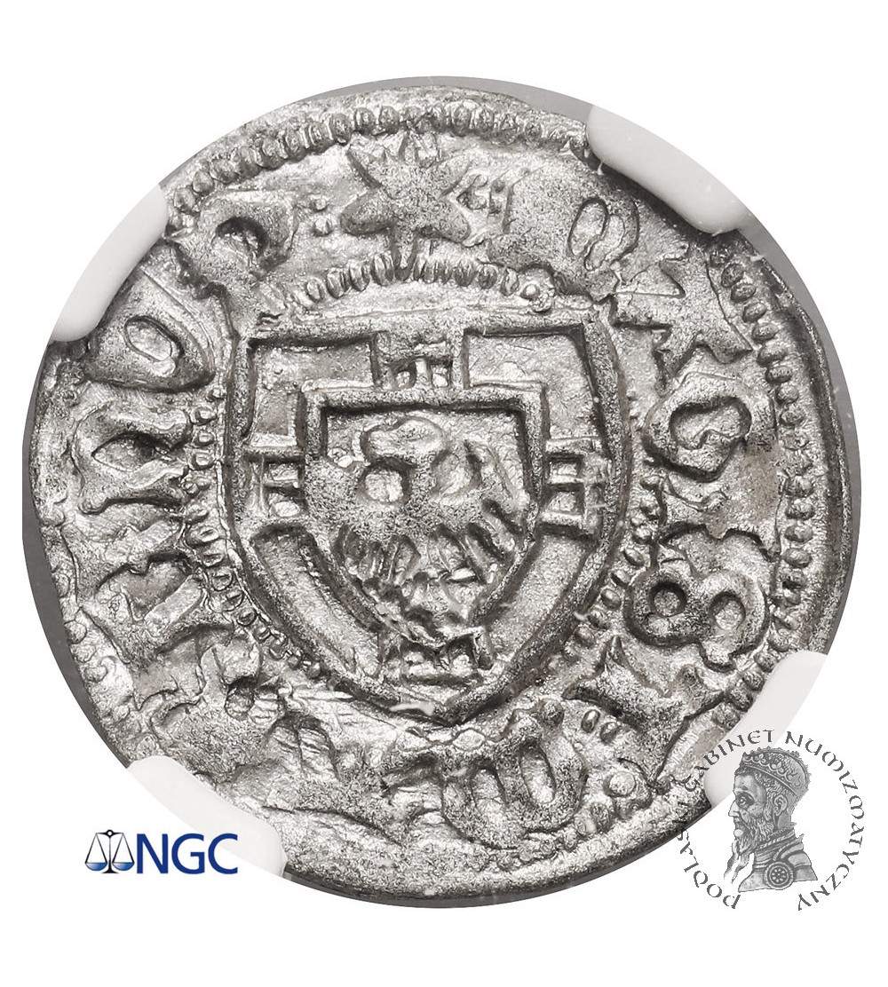 Teutonic Order / Deutscher Orden. Martin I Truchsess von Wetzhausen 1477-1489. Schilling no date, Königsberg - NGC MS 62 Teutonic Order / Deutscher Orden. Martin I Truchsess von Wetzhausen 1477-1489. Schilling no date, Königsberg - NGC MS 62