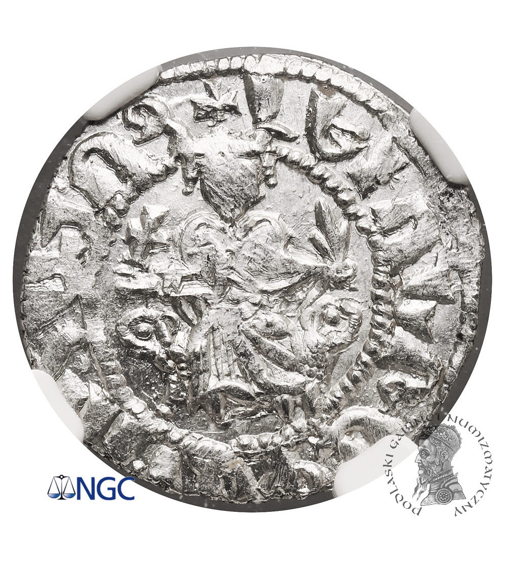 Armenia, Levon I 1199-1219 AD. AR Tram no date, Sis mint - NGC MS 64