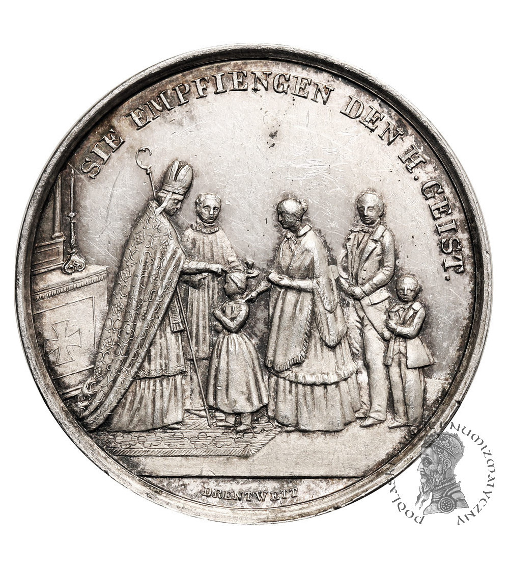 Germany, Augsburg. Medal 1863 to commemorate Confirmation Germany, Augsburg. Medal 1863 to commemorate Confirmation