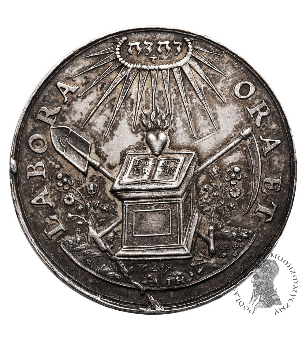 Poland, Gdansk. Silver medal without date (17th century) designed by the famous Gdansk medalist Johann Höhn Poland, Gdansk. Silver medal without date (17th century) designed by the famous Gdansk medalist Johann Höhn