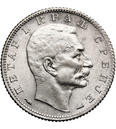 Serbia, Peter I 1903-1918. 1 Dinar 1915