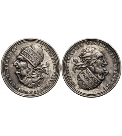 Germany, Saxony - Anhalt, Naumburg Bishopric. Satirical Silver Medal 1543