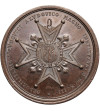 France, Louis XIV (1643-1715). Medal 1693 commemorating the establishment of the Royal Military Order of Saint Louis