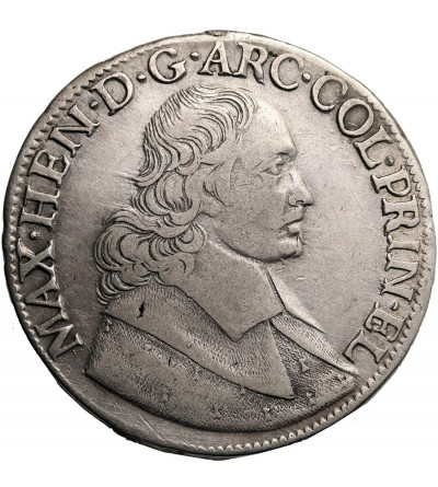 Belgium. Liege (Luik / Lüttich), Bishopric / Duchy. Maximilian Henry of Bavaria 1650-1688. Patagon (Thaler) 1670, Liege