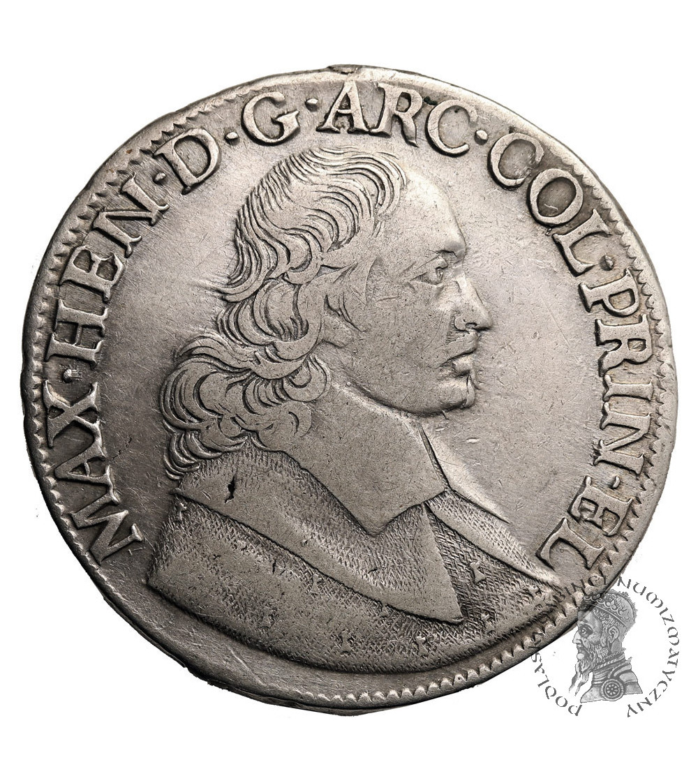 Belgium. Liege (Luik / Lüttich), Bishopric / Duchy. Maximilian Henry of Bavaria 1650-1688. Patagon (Thaler) 1670, Liege Belgium. Liege (Luik / Lüttich), Bishopric / Duchy. Maximilian Henry of Bavaria 1650-1688. Patagon (Thaler) 1670, Liege