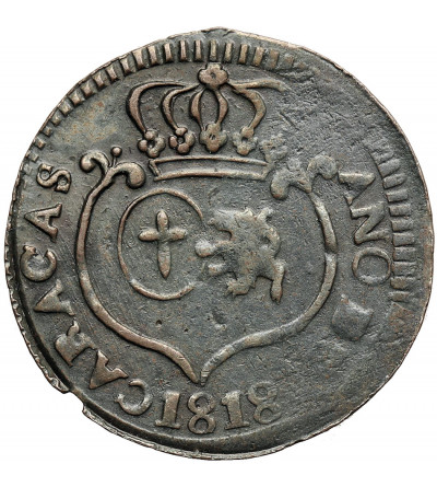 Venezuela, province Caracas. 1/4 Real 1818