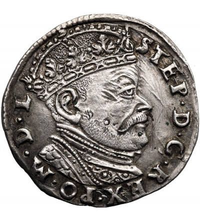Poland / Lithuania. Stefan Batory 1576-1586. Trojak (3 Groschen) 1584, Vilnius mint