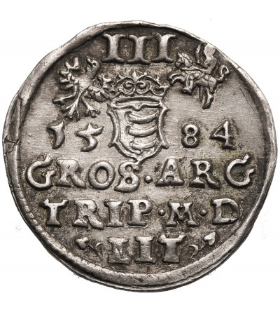 Poland / Lithuania. Stefan Batory 1576-1586. Trojak (3 Groschen) 1584, Vilnius mint