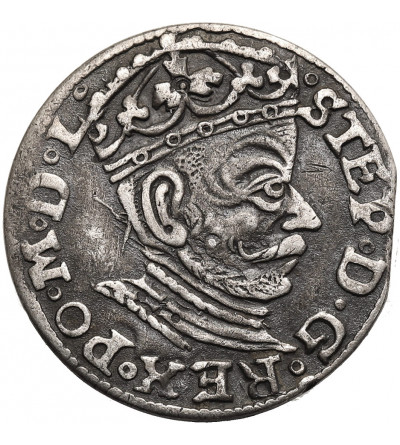Poland, Stefan Batory 1576-1586. Trojak (3 Groschen) 1581, Riga mint