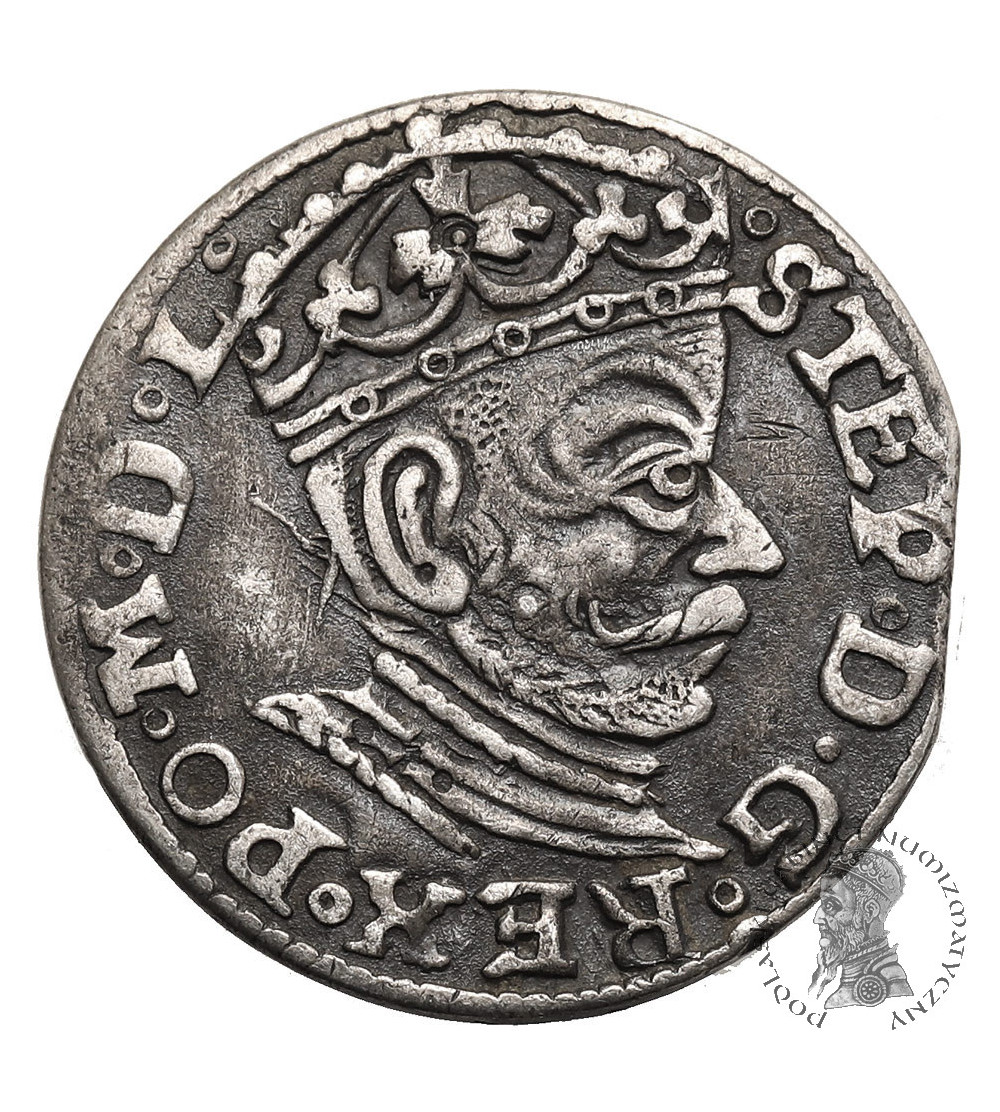 Polska, Stefan Batory 1576-1586.Trojak (3 grosze) 1581, mennica Ryga Polska, Stefan Batory 1576-1586.Trojak (3 grosze) 1581, mennica Ryga