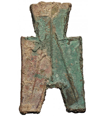 Chiny. Dynastia Chou (Zhou), 1122-255 p.n.e. Spade money (moneta łopata), ok. 370-359 p.n.e., państwo Han